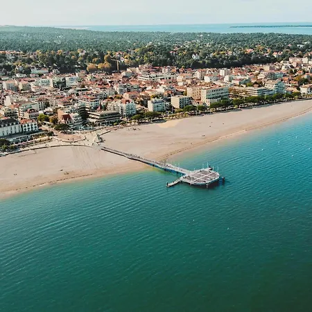 Duplex T4 Centre-ville Arcachon, 6 Pers, Terrasses Avec Aperçu Bassin, 100m - Fr-1-474-261 Appartement *