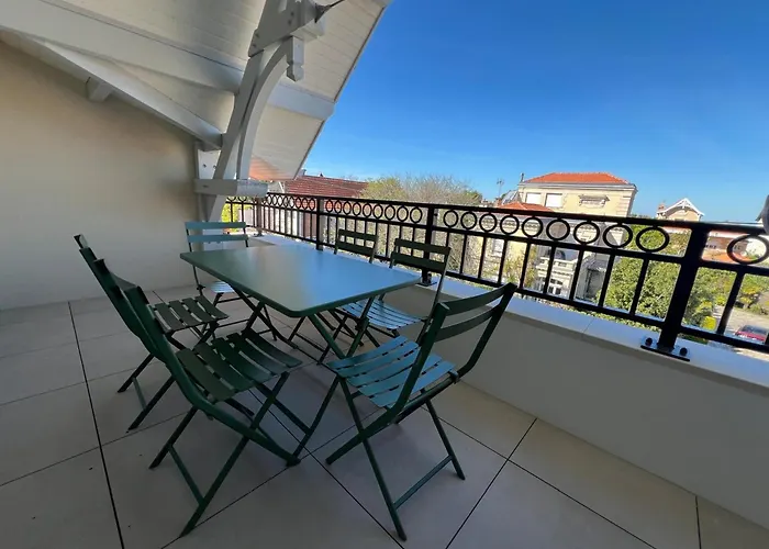 アパート Duplex T4 Centre-ville Arcachon, 6 Pers, Terrasses Avec Apercu Bassin, 100m - Fr-1-474-261 アルカション