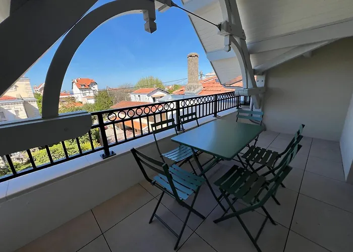 アパート Duplex T4 Centre-ville Arcachon, 6 Pers, Terrasses Avec Apercu Bassin, 100m - Fr-1-474-261 アルカション